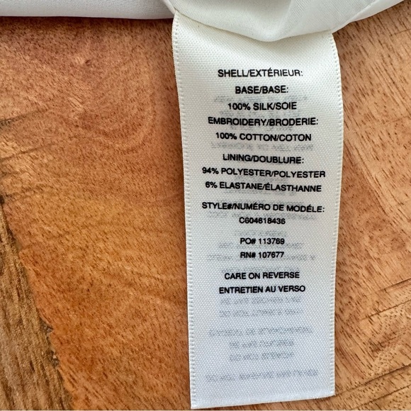 Alice + Olivia Janelle Embroidered Silk Mini Cram Black Dress Size 6 - Picture 15 of 16